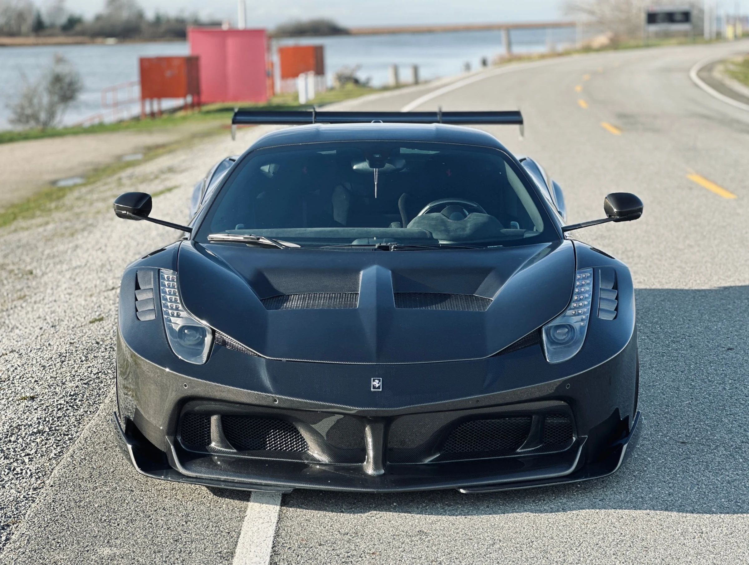 LBWK Ferrari 458, front three-quarter