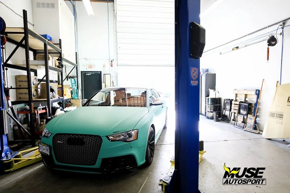 Audi colour-change wrap