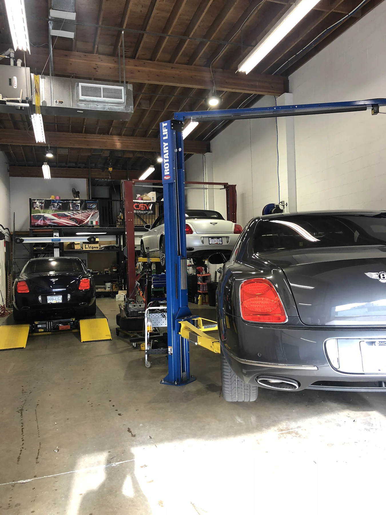 Service bays
