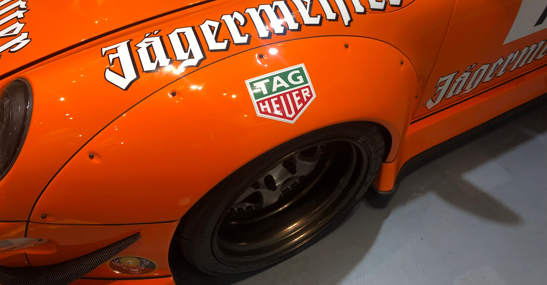 Jägermeister livery and TAG Heuer decal