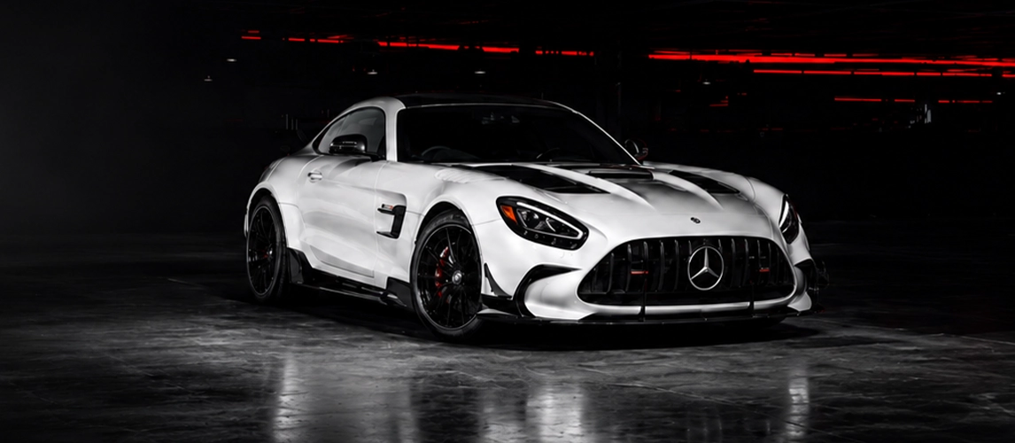 Mercedes-AMG GT in the SG Motor showroom